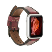 Klassisches Apple Watch-Armband aus echtem Leder 
