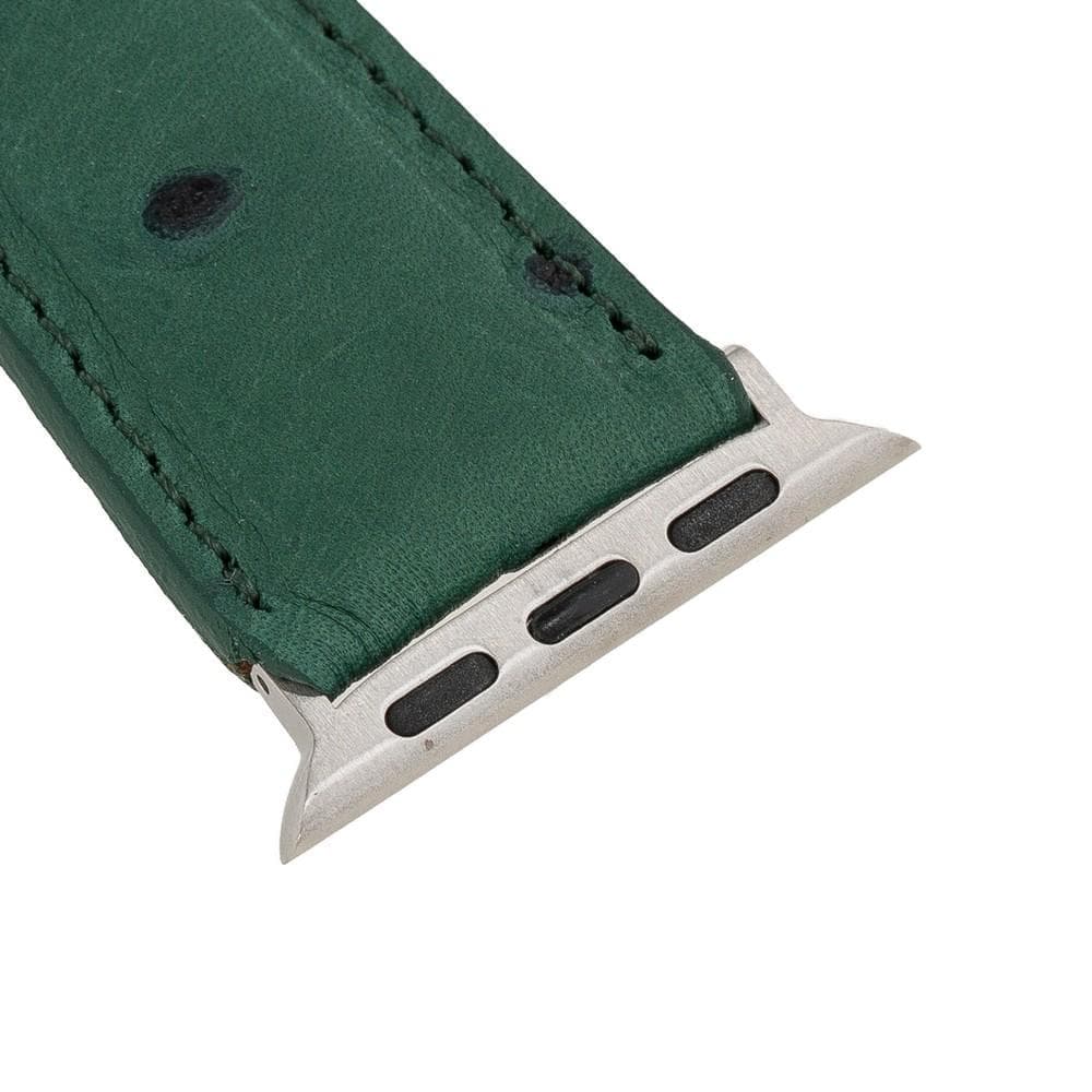 Klassisches Apple Watch-Armband aus echtem Leder 