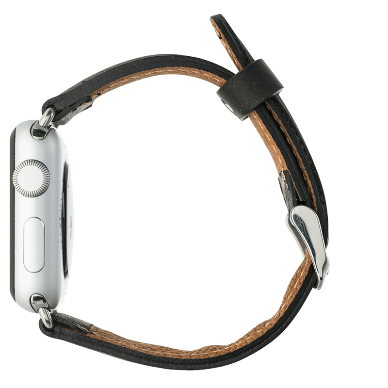 Klassisches Apple Watch-Armband aus echtem Leder 