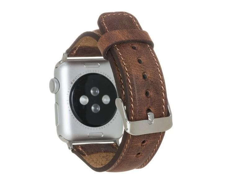 Klassisches Apple Watch-Armband aus echtem Leder 