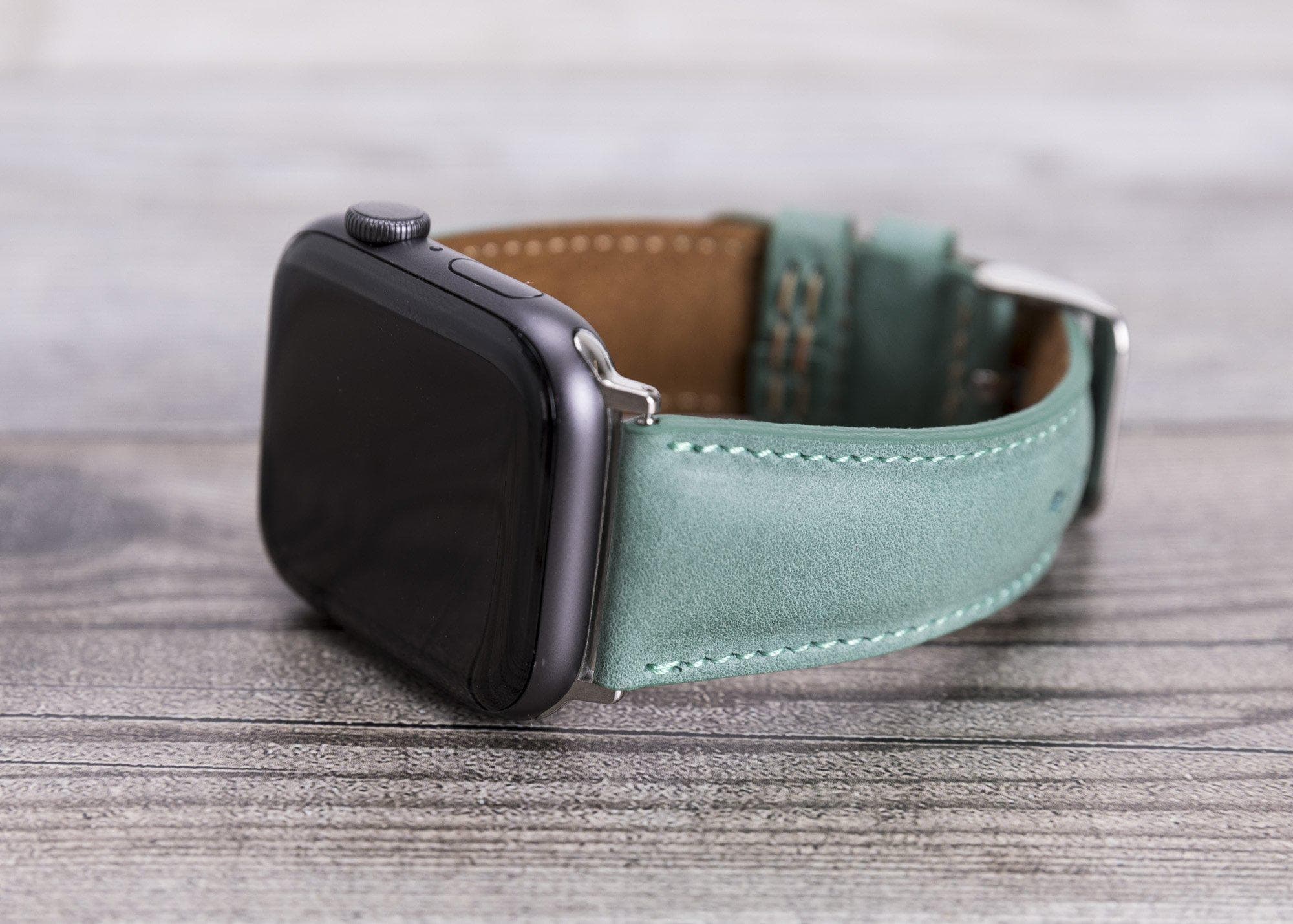 Klassisches Apple Watch-Armband aus echtem Leder 