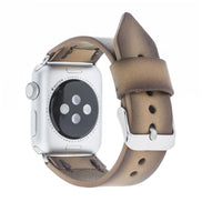 Klassisches Apple Watch-Armband aus echtem Leder 
