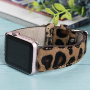 Klassisches Apple Watch-Armband aus echtem Leder 