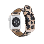 Klassisches Apple Watch-Armband aus echtem Leder 