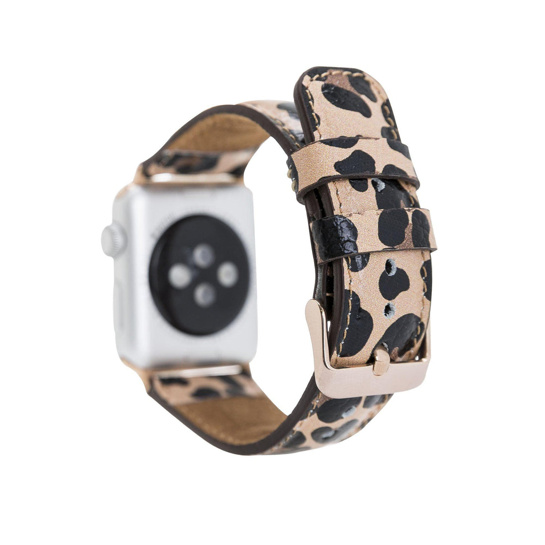 Klassisches Apple Watch-Armband aus echtem Leder 