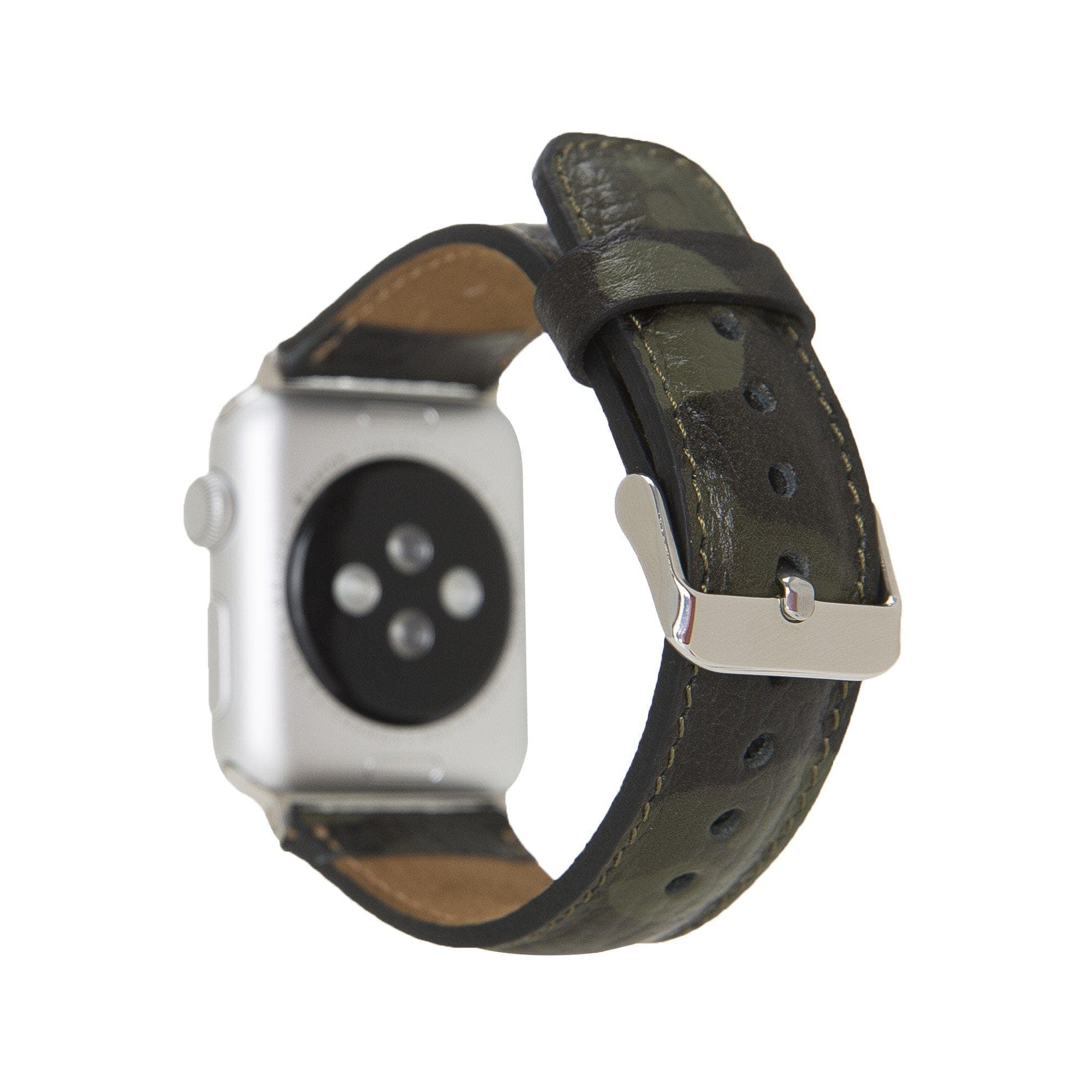 Klassisches Apple Watch-Armband aus echtem Leder 