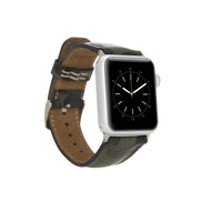 Klassisches Apple Watch-Armband aus echtem Leder 