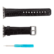 Klassisches Apple Watch-Armband aus echtem Leder 