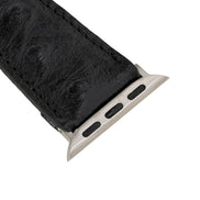 Klassisches Apple Watch-Armband aus echtem Leder 