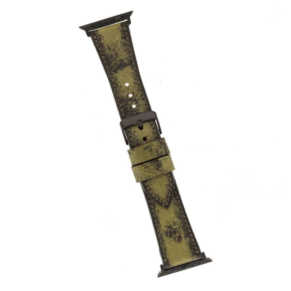 Klassisches Apple Watch-Armband aus echtem Leder 