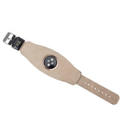 Manschettenarmband aus echtem Leder für die Apple Watch