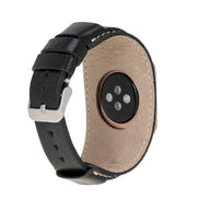 Manschettenarmband aus echtem Leder für die Apple Watch