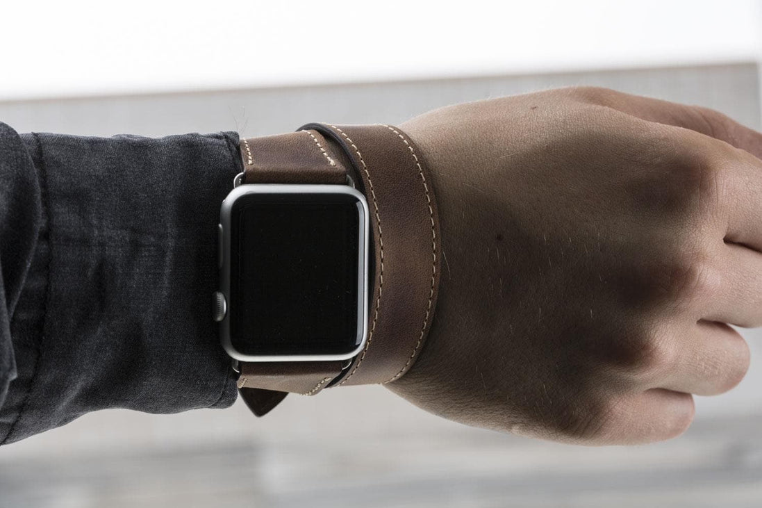 Lederarmbänder für Apple Watch – DT Double Tour Stil