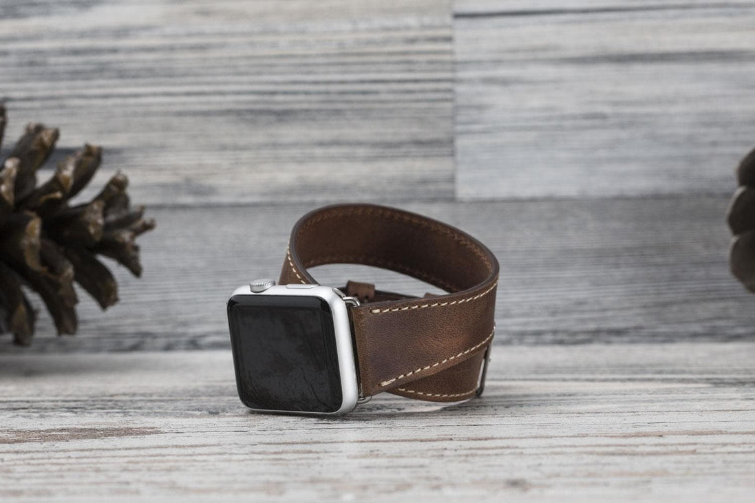 Lederarmbänder für Apple Watch – DT Double Tour Stil
