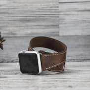 Leather Apple Watch Bands - DT Double Tour Style