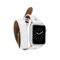 Leather Apple Watch Bands - DTS Double Tour Slim Hector Gold Trok Style
