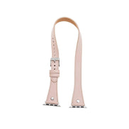 Lederarmbänder für Apple Watch – DTS Double Tour Slim Hector Silber Trok-Stil