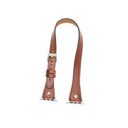 Lederarmbänder für Apple Watch – DTS Double Tour Slim Hector Silber Trok-Stil