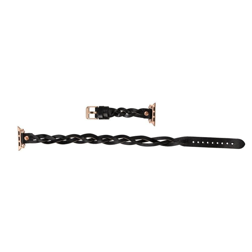 Lederarmbänder für Apple Watch – Ferro Braided DT Peggy Roségold Trok Style