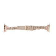 Lederarmbänder für Apple Watch – Ferro Braided Wanda Roségold Trok Style