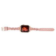 Lederarmbänder für Apple Watch – Ferro Braided Wanda Roségold Trok Style