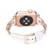Lederarmbänder für Apple Watch – Ferro Braided Wanda Roségold Trok Style
