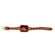 Lederarmbänder für Apple Watch – Ferro Braided Wanda Roségold Trok Style