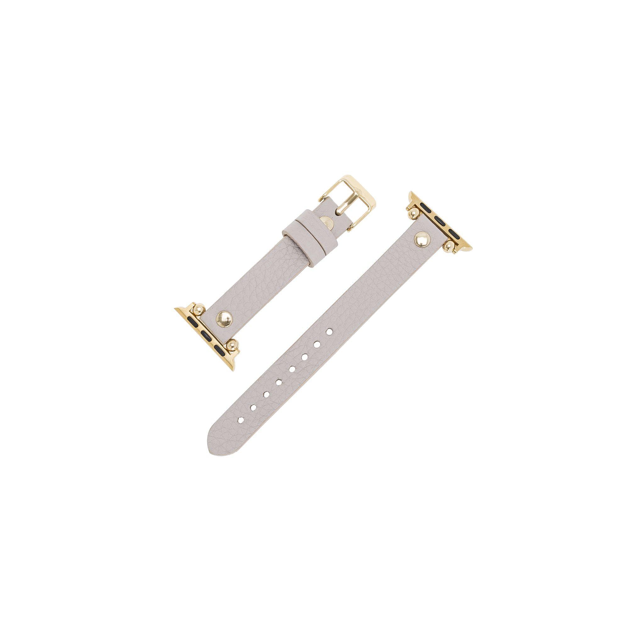 Fitbit-Armbänder aus Leder – Ferro Gold Trok-Stil