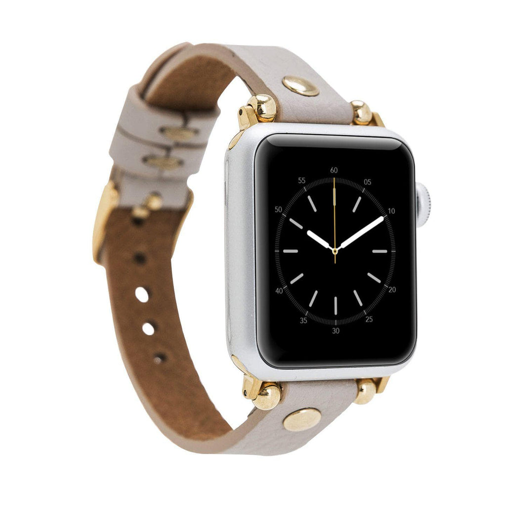 Lederarmbänder für Apple Watch – Ferro Gold Trok-Stil