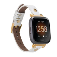 Fitbit-Armbänder aus Leder – Ferro Gold Trok-Stil