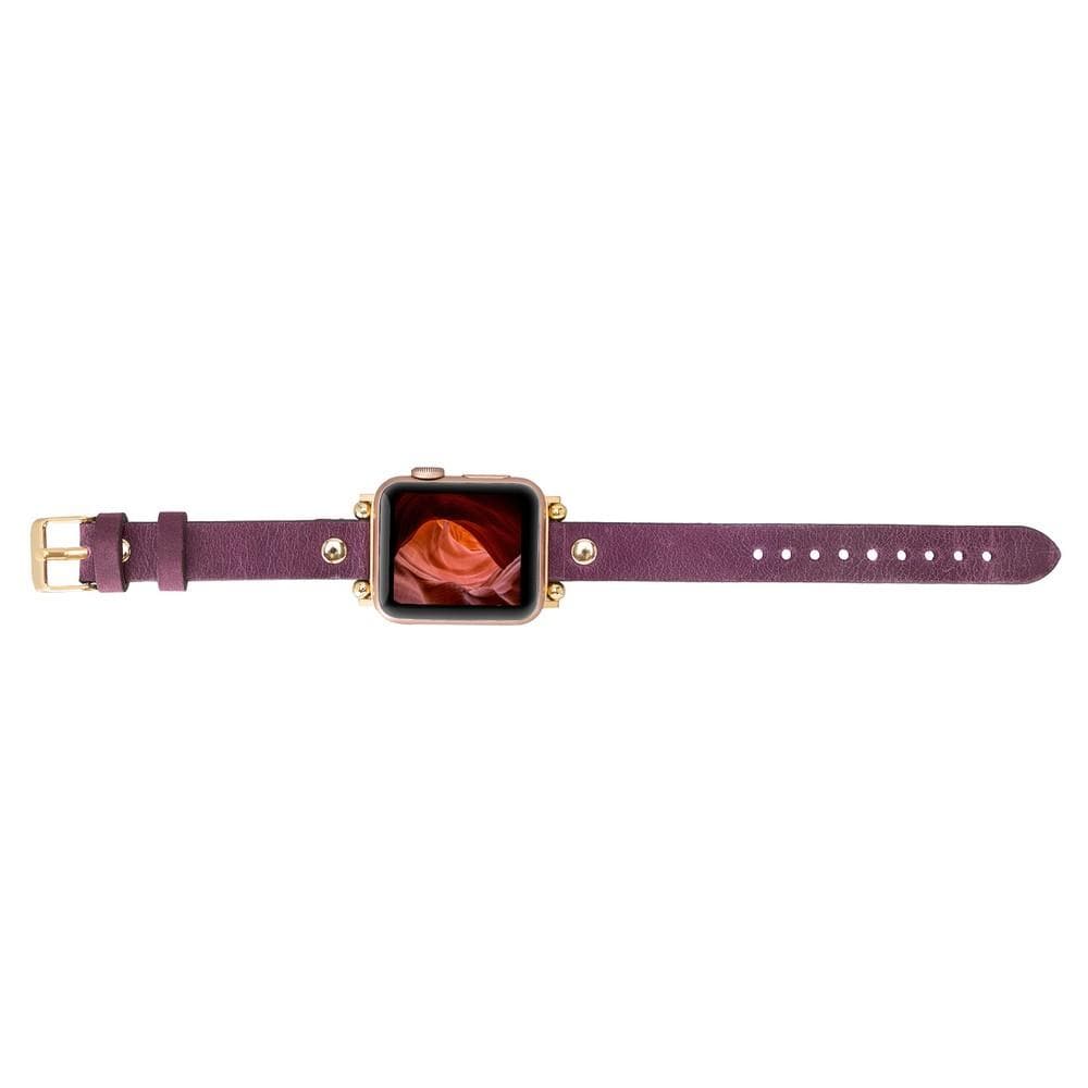 Lederarmbänder für Apple Watch – Ferro Gold Trok-Stil