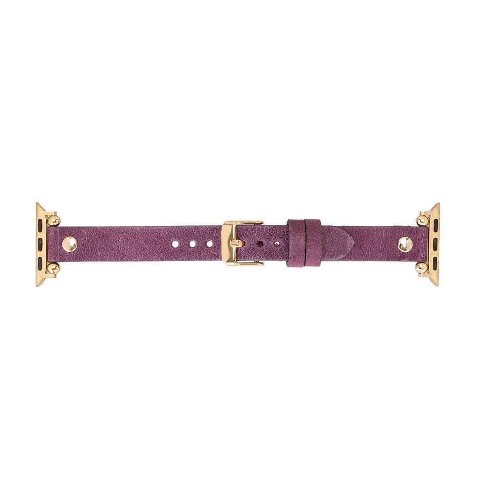 Lederarmbänder für Apple Watch – Ferro Gold Trok-Stil