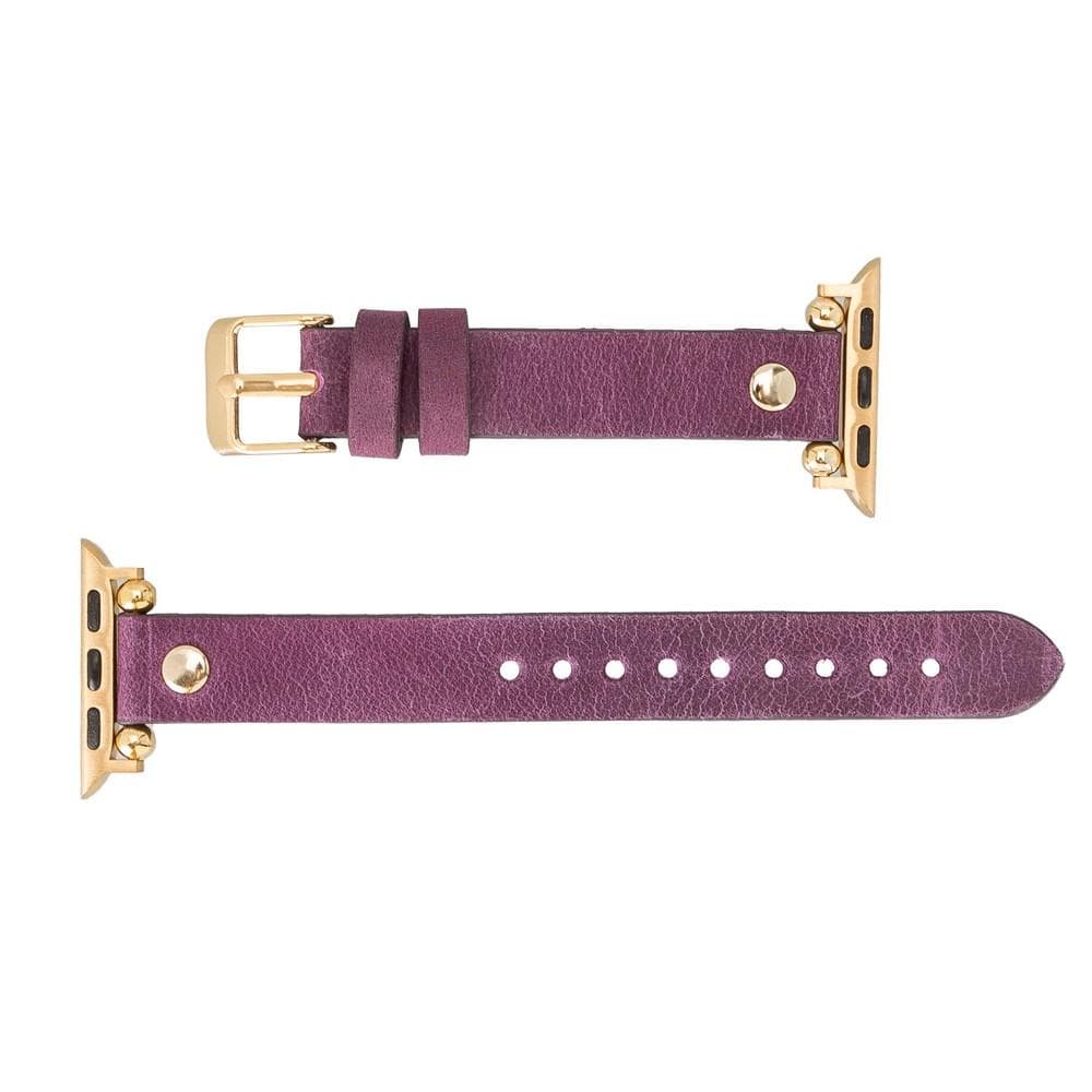 Lederarmbänder für Apple Watch – Ferro Gold Trok-Stil