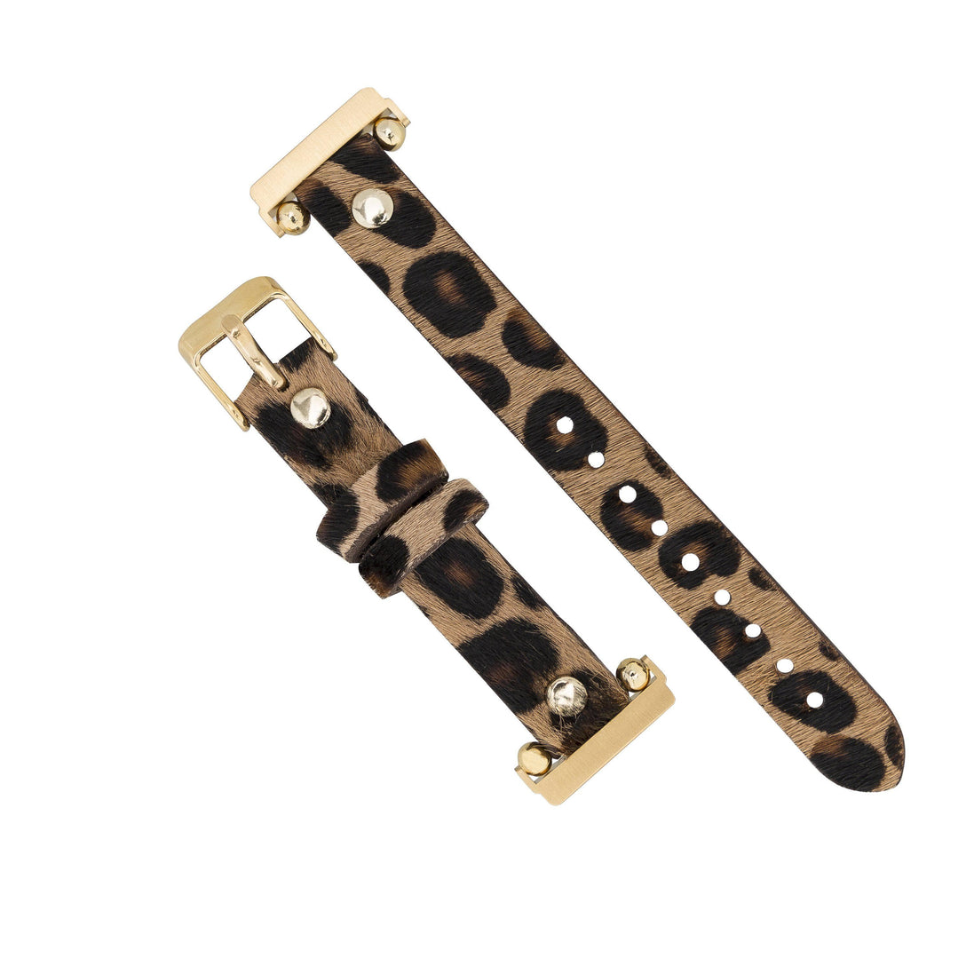 Fitbit-Armbänder aus Leder – Ferro Gold Trok-Stil