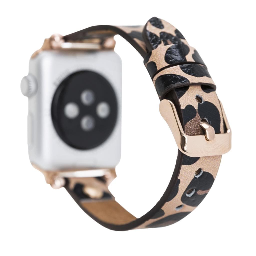 Lederarmbänder für Apple Watch – Ferro Gold Trok-Stil