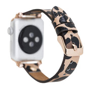Fitbit-Armbänder aus Leder – Ferro Gold Trok-Stil