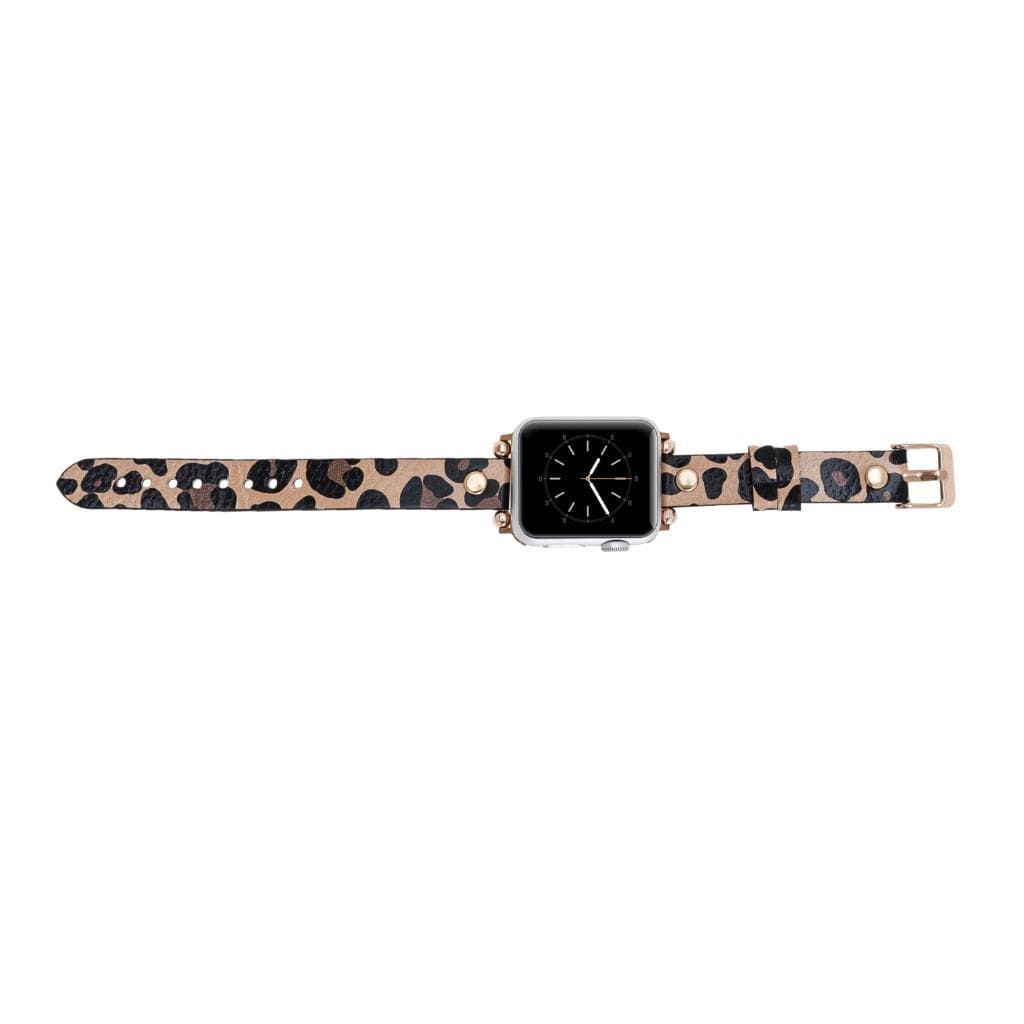 Fitbit-Armbänder aus Leder – Ferro Gold Trok-Stil