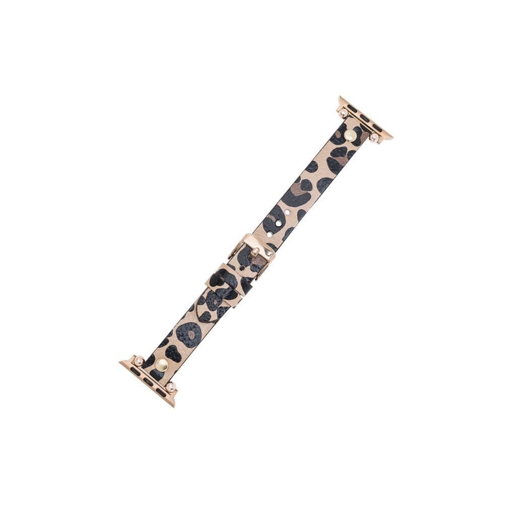 Fitbit-Armbänder aus Leder – Ferro Gold Trok-Stil