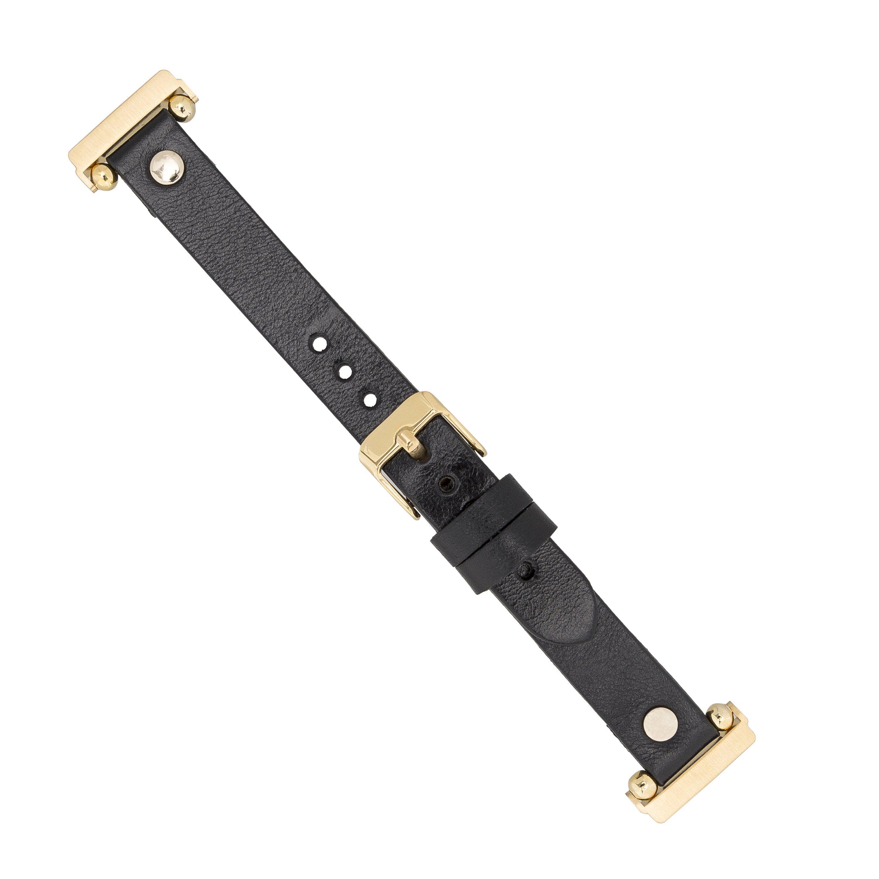 Fitbit-Armbänder aus Leder – Ferro Gold Trok-Stil