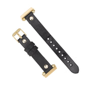 Fitbit-Armbänder aus Leder – Ferro Gold Trok-Stil