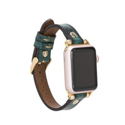 Fitbit-Armbänder aus Leder – Ferro Gold Trok-Stil