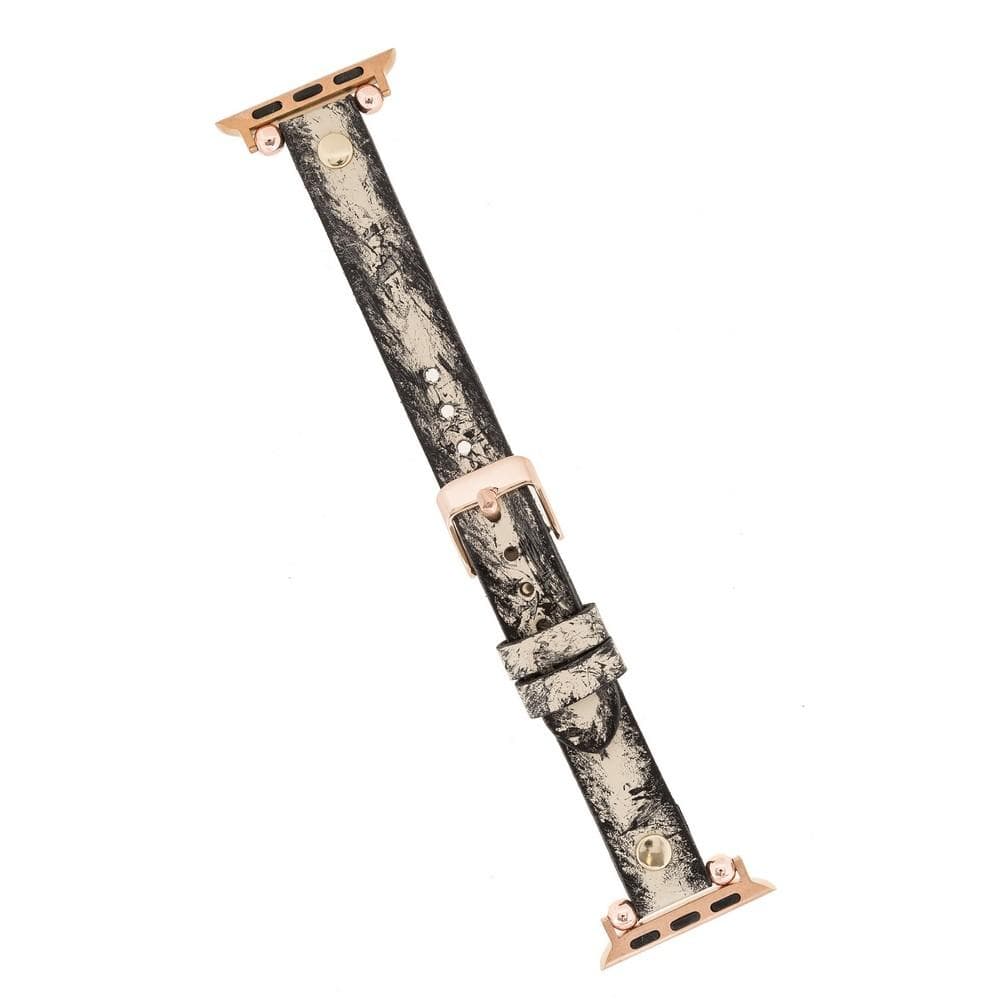 Lederarmbänder für Apple Watch – Ferro Gold Trok-Stil