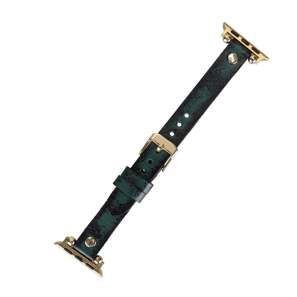 Fitbit-Armbänder aus Leder – Ferro Gold Trok-Stil