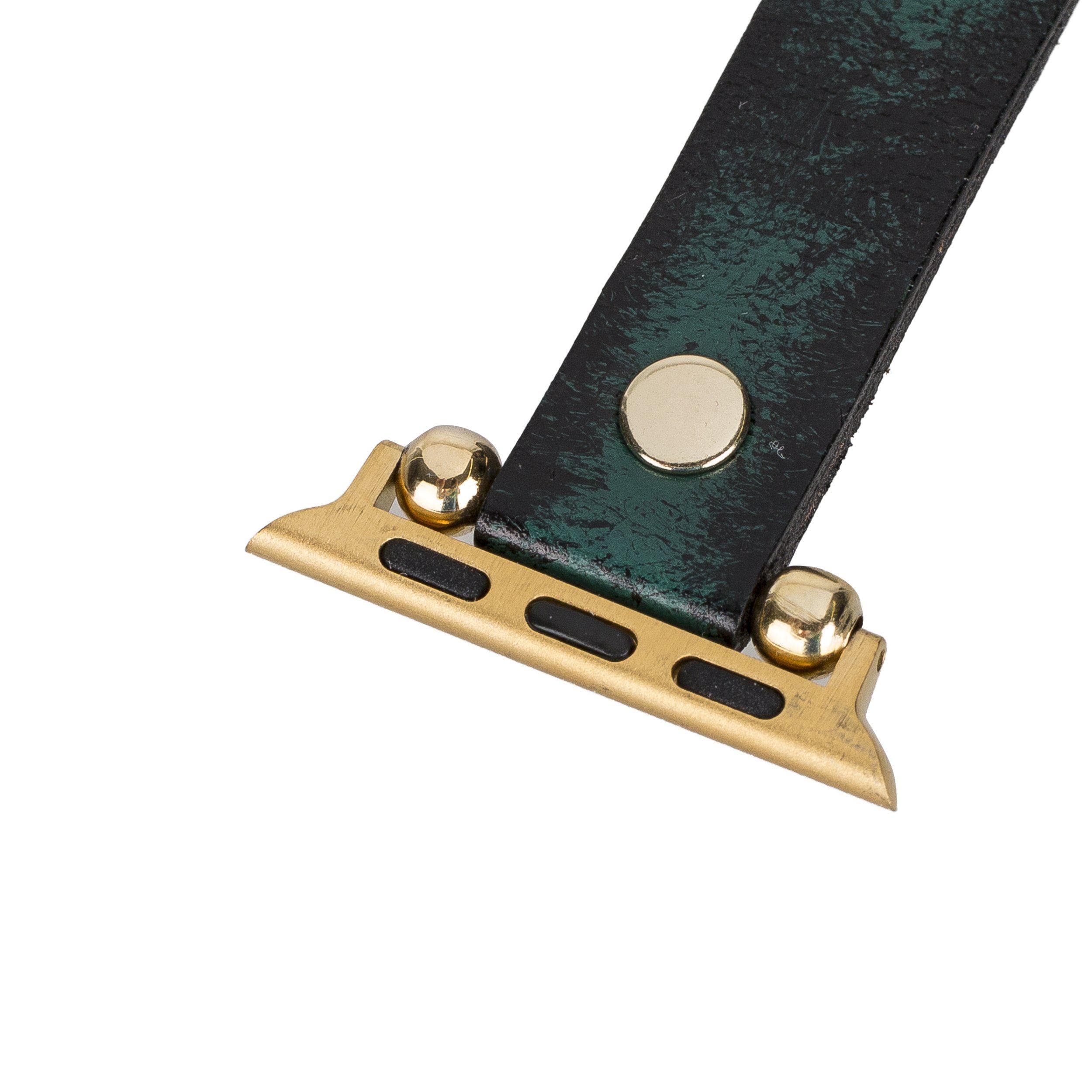 Lederarmbänder für Apple Watch – Ferro Gold Trok-Stil