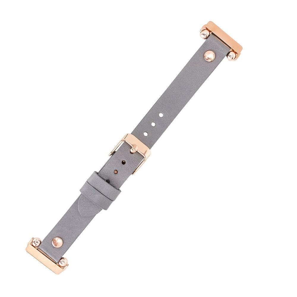 Fitbit-Armbänder aus Leder – Ferro Gold Trok-Stil