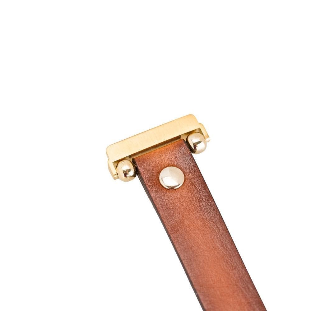 Fitbit-Armbänder aus Leder – Ferro Gold Trok-Stil