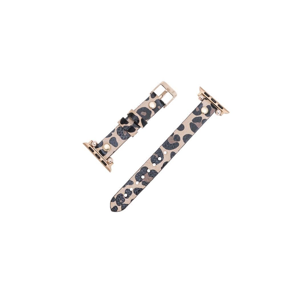 Fitbit-Armbänder aus Leder – Ferro Gold Trok-Stil