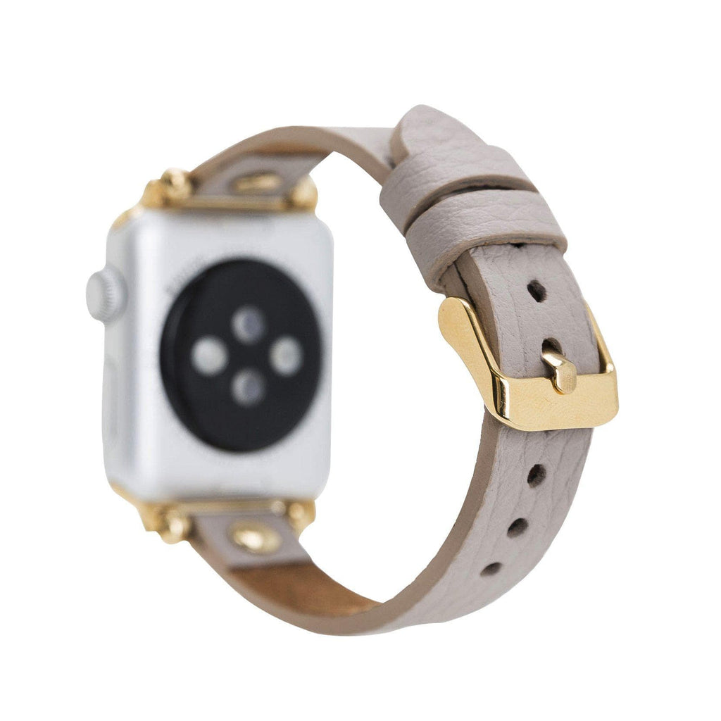 Fitbit-Armbänder aus Leder – Ferro Gold Trok-Stil
