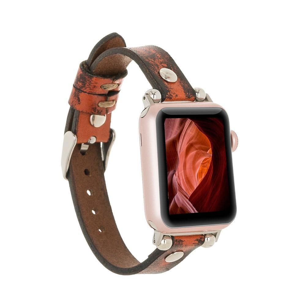 Lederarmbänder für Apple Watch – Ferro Gold Trok-Stil