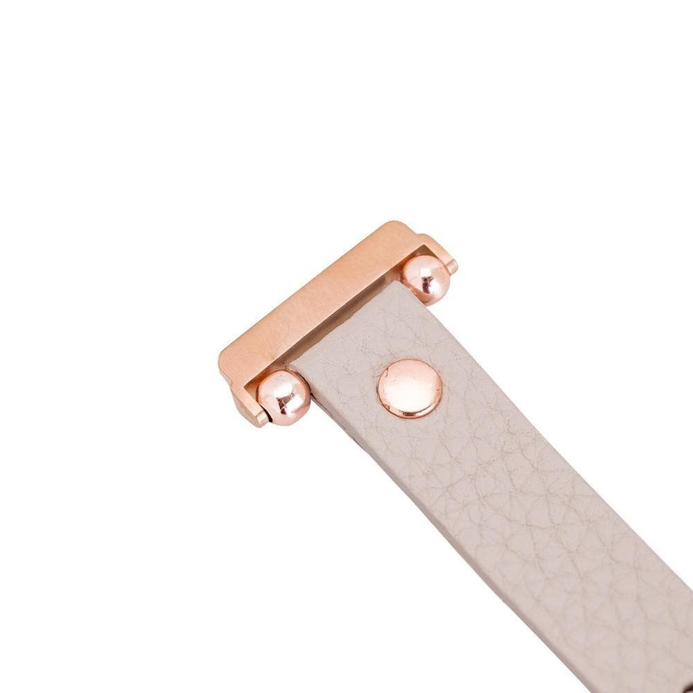 Lederarmbänder für Apple Watch – Ferro Roségold Trok-Stil 